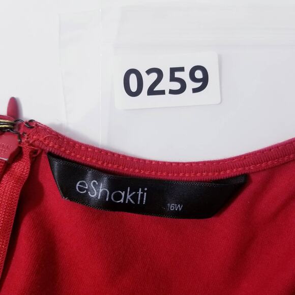 Eshakti Butterfly Embroidered Fit & Flare Dress - Picture 10 of 11